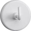 Maul Magnet (Ø x H) 36 mm x 36 mm rund, mit Haken Weiß 5 St. 6158002