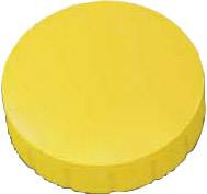 Rundmagnet Solid 24 mm 0,6 kg Haftkraft 10 Stück gelb