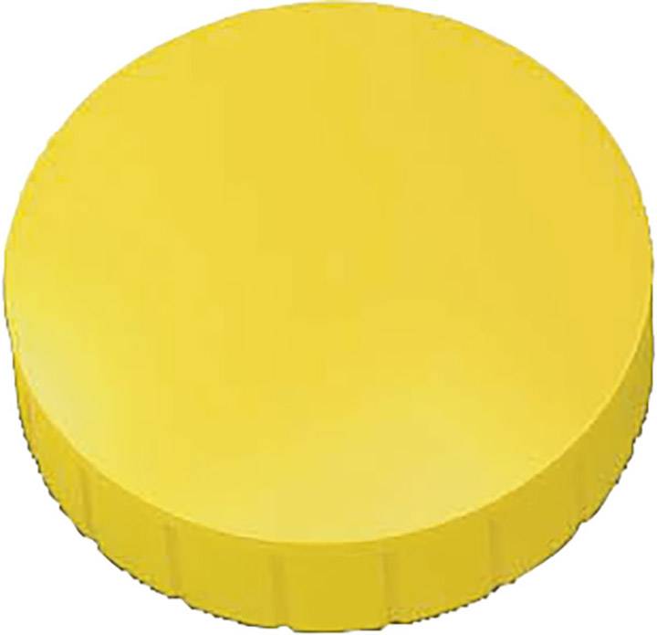 Rundmagnet Solid 38 mm 2,5 kg Haftkraft 10 Stück gelb
