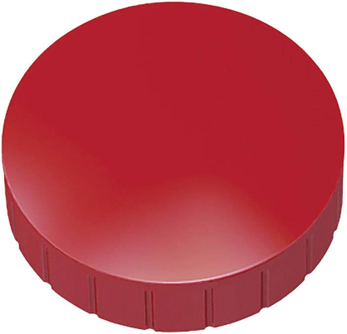 Rundmagnet Solid 38 mm 2,5 kg Haftkraft 10 Stück rot