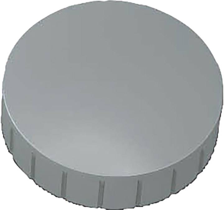 Rundmagnet Solid 38 mm 2,5 kg Haftkraft 10 Stück grau