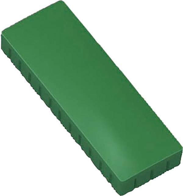 Magnet Solid 54x19 mm 1 kg Haftkraft 10 Stück grün