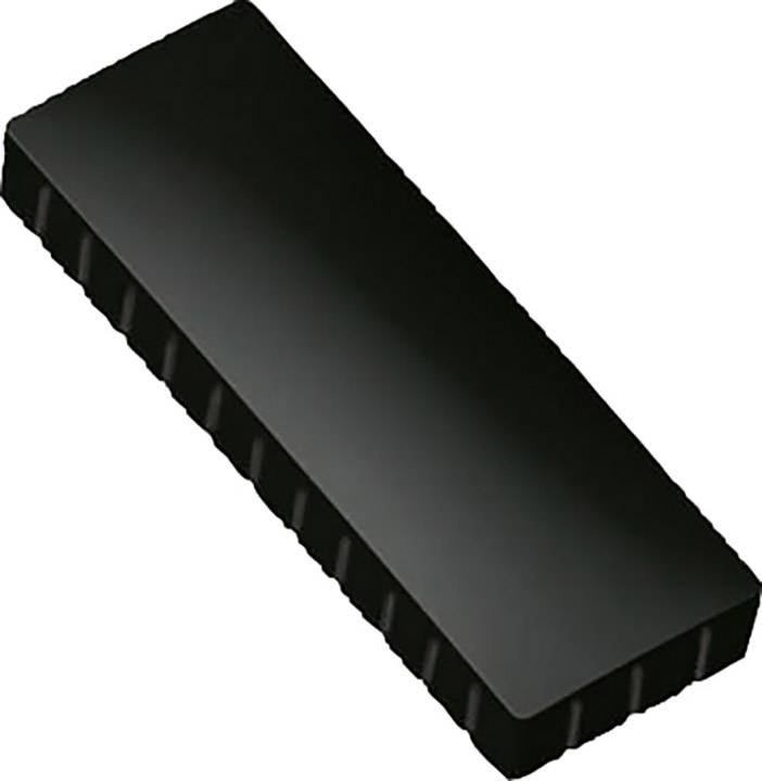 Thumbnail - Maul Magnet MAULsolid (B x H x T) 54 x 19 x 9 mm rechteckig Schwarz 10 St. 6165090