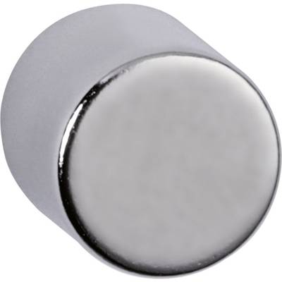 Maul Neodym Magnet  (Ø x H) 10 mm x 10 mm Zylinder Silber 4 St. 6166896