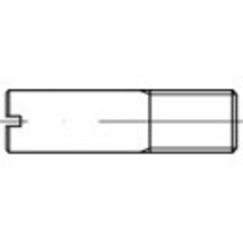 TOOLCRAFT TO-9982188 Bolzen (L) 55 mm Stahl galvanisch verzinkt 10 St.