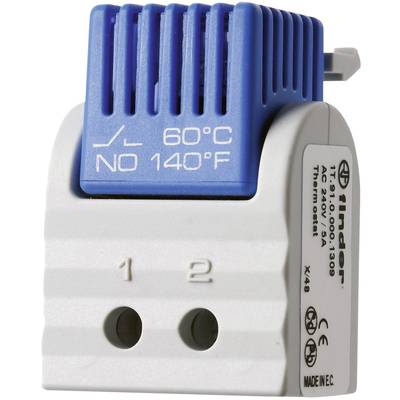 Finder Schaltschrankheizungs-Thermostat 7T.91.0.000.1300 250 V/AC 1 Schließer (L x B x H) 47 x 33 x 33 mm  1 St.