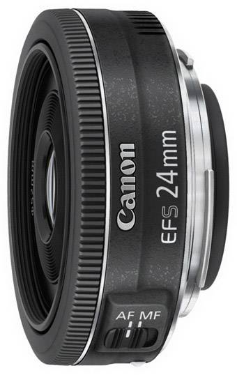 Canon Digitalkamera Objektiv - EF-S 24mm 2.8 STM-0
