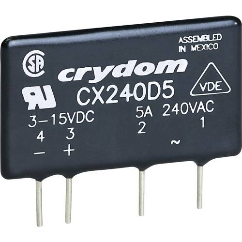 Thumbnail - Crydom Halbleiterrelais CX240D5R 5 A Schaltspannung (max.): 280 V/AC Sofortschaltend 1 St.
