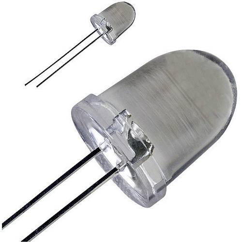 Thomsen LED-10-40.000W LED bedrahtet Weiß Rund 10 mm 40000 mcd 20 ° 30 mA 3.6 V