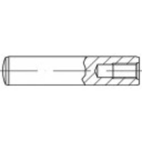 TOOLCRAFT TO-5435205 Zylinderstift 5 mm Stahl 100 St.