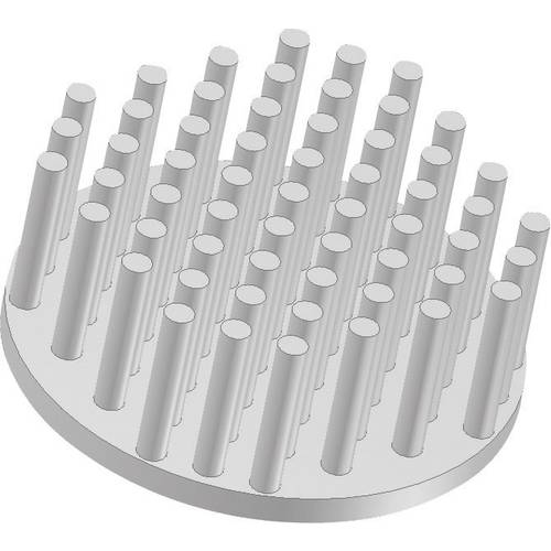 Fischer Elektronik 10006897 ICK S R A 40 X 20 Stiftkühlkörper 11.62 K/W (Ø x H) 40 mm x 20 mm
