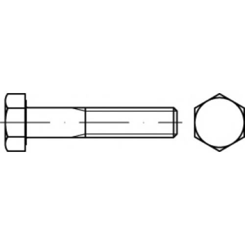 TOOLCRAFT TO-5442303 Sechskantschraube 25 mm 114 mm Außensechskant 83931 Stahl 100 St.
