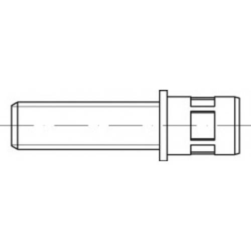 TOOLCRAFT TO-5444211 Offene Blindniete M4 Stahl 200 St.
