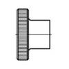 TOOLCRAFT TO-5447934 Rändelmuttern M8 DIN 466 Messing 25 St.