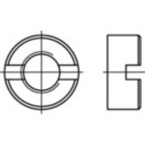 TOOLCRAFT TO-5447958 Schlitzmuttern M3 DIN 546 Messing 100 St.