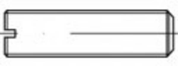 TOOLCRAFT  TO-5447991 Gewindestift M4 4 mm Messing  100 St.