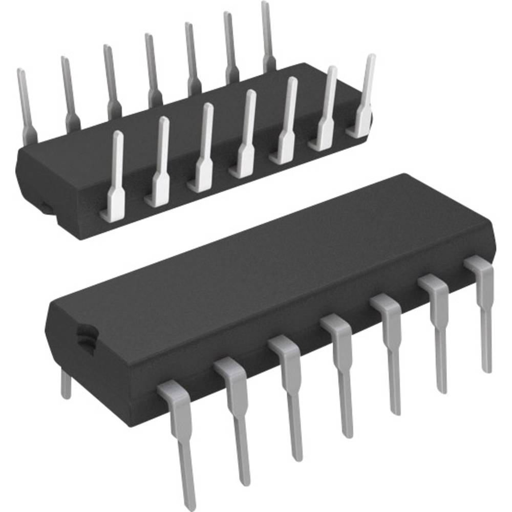 Microchip Technology MCP604-I/P Lineaire IC - operational amplifier Multifunctioneel PDIP-14