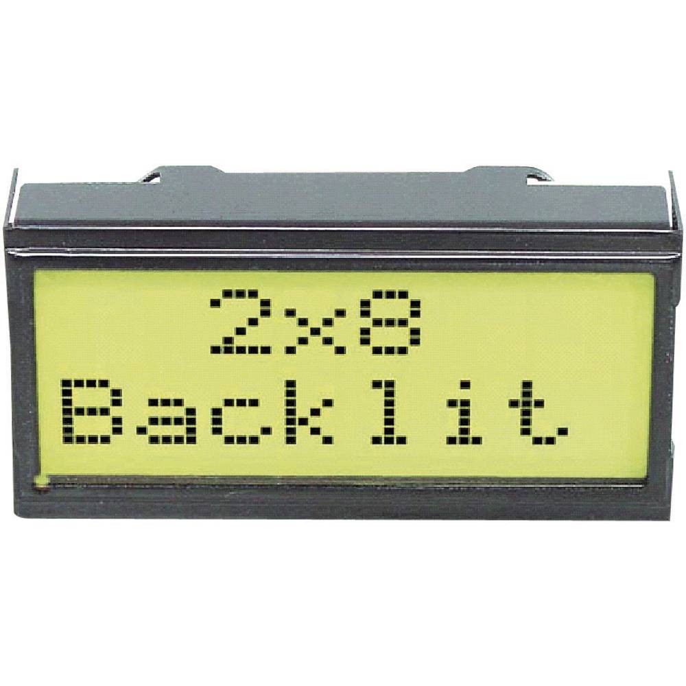 LC-display Zwart Geel-groen (b x h x d) 40 x 20 x 10.8 mm EADIPS082-HNLED