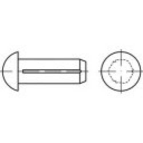 TOOLCRAFT TO-5451798 Halbrundkerbnagel 2 mm Messing 200 St.