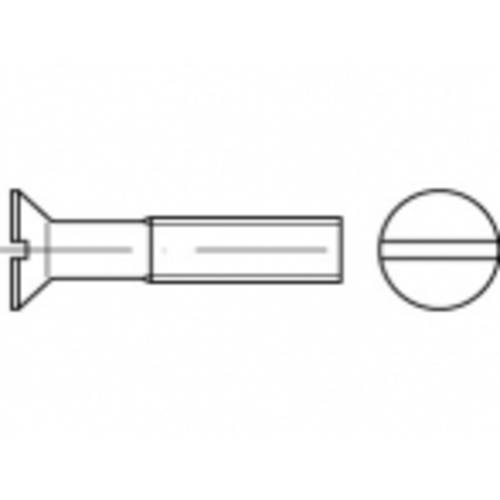 TOOLCRAFT TO-5452173 Senkschrauben M3 6 mm Schlitz Polyamid 200 St.