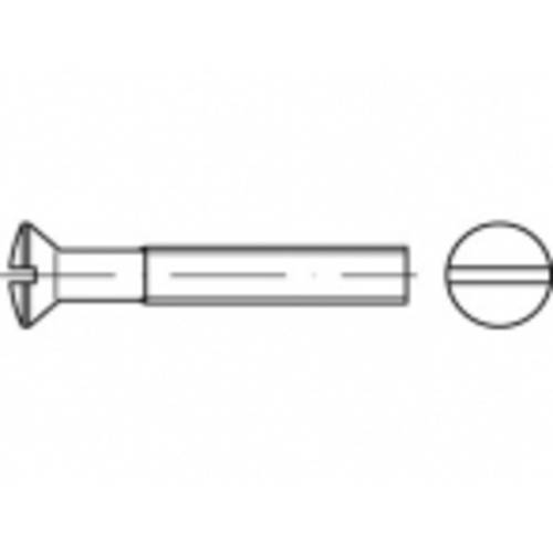 TOOLCRAFT TO-5452806 Linsensenkschrauben M8 35 mm Schlitz Messing 100 St.