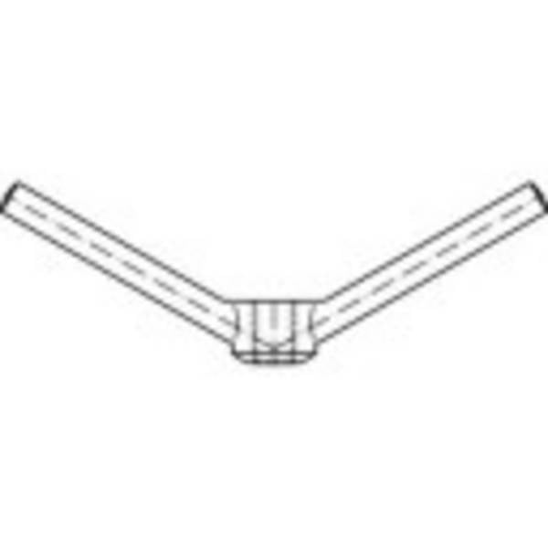 TOOLCRAFT  TO-5454783 Knebelmuttern M16   DIN 80701   Messing  1 St.