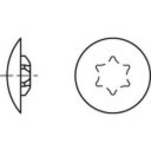 TOOLCRAFT Zierkappen Kunststoff TO-5454963 1000 St.