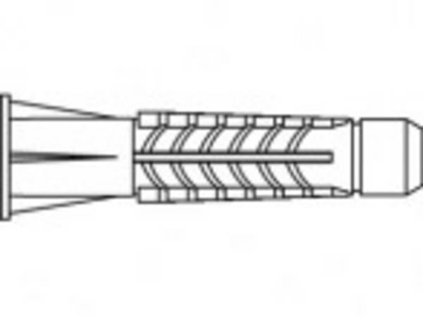 TOOLCRAFT TO-5455077 Dübel 28 mm 100 St.