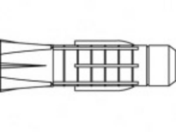 TOOLCRAFT TO-5455089 Dübel 51 mm 100 St.
