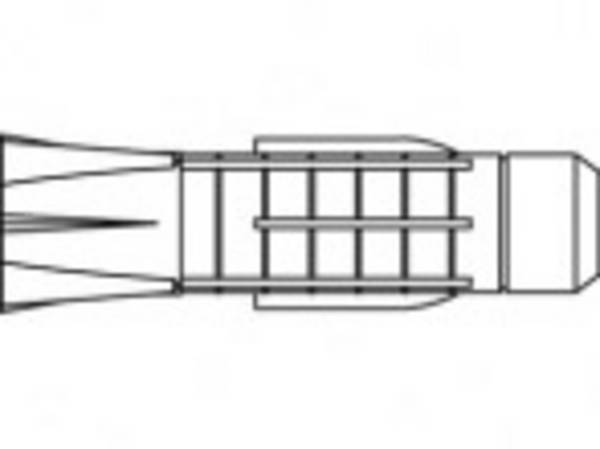 TOOLCRAFT TO-5455104 Dübel 71 mm 25 St.
