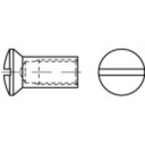 TOOLCRAFT TO-5455521 Hülsenmuttern 5 mm 88964 Messing 100 St.