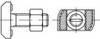 Alstertaler Schrauben & Präzisionsteile 889419400120080 Hammerkopfschraube M12 80 mm 88941 Edelstahl A4 25 St.