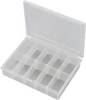 TRU COMPONENTS EKB-203 Sortimentskasten (L x B x H) 139 x 95 x 25 mm Anzahl Fächer: 10 variable Unterteilung Inhalt 1 St.