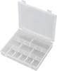 TRU COMPONENTS SG18-011 Sortimentskasten (L x B x H) 170 x 140 x 25 mm Anzahl Fächer: 18 variable Unterteilung Inhalt 1 St.