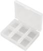 TRU COMPONENTS PP06-01 Sortimentskasten (L x B x H) 84 x 63 x 20 mm Anzahl Fächer: 6 variable Unterteilung Inhalt 1 St.