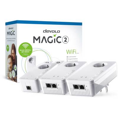 Devolo Magic 2 WiFi Multiroom Kit Powerline WLAN Network Kit 8391 EU Powerline, WLAN 2400 MBit/s-3