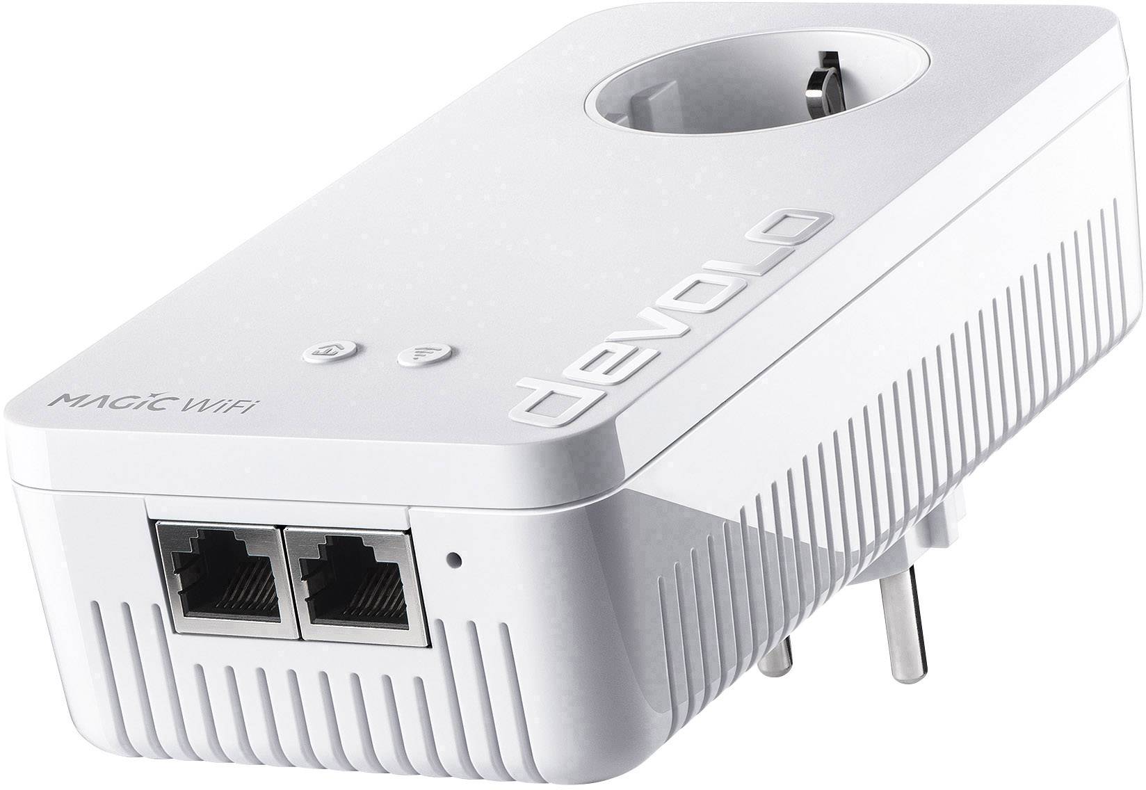 DEVOLO Magic 1 WiFi 2-1-1 DE/AT Powerline WLAN Einzel Adapter 1.2 Gbit/s