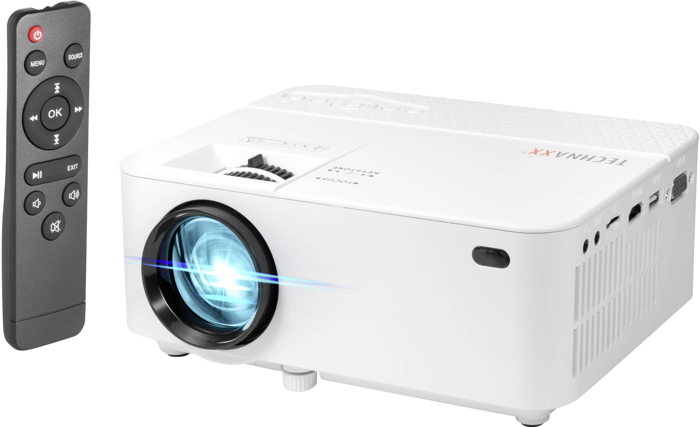 Technaxx LED-Beamer "TX-113" (1.800 lm 2000:1 800 x 480 px)