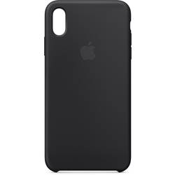 Image of Apple Silikon Case Backcover Apple iPhone XS Max Schwarz