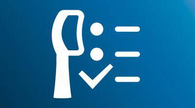 Symbol eines Mobiltelefons mit Checklisten-Punkten und Häkchen, auf blauem Hintergrund, symbolisiert Aufgabenverwaltung oder -erledigung.