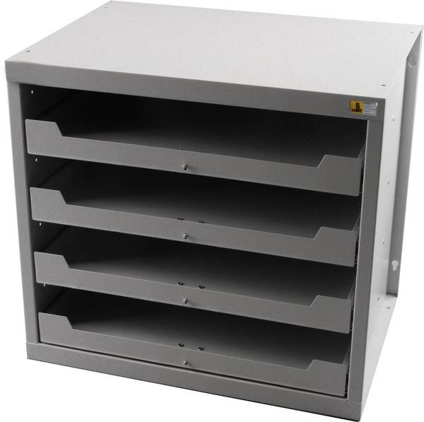 Allit 455805  Gehäuse für Schubladensystem EuroPlus Depot M  (L x B x H) 505 x 380 x 465 mm Grau 1 St.