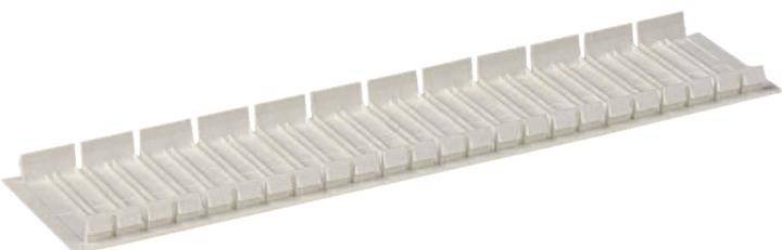 ABB STRIE Verschlussstreifen 12PLE     ZA1P5 RAL 7035 grau Achtung: VE = 5er-Pack