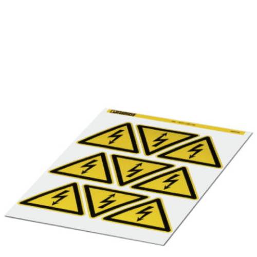 Phoenix Contact 0830435 Warnschild Achtung Folie selbstklebend 100 mm DIN 61010-1 5 St.