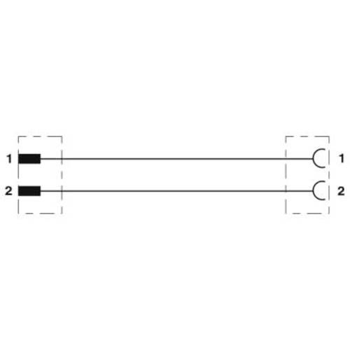 Phoenix Contact 1410757 Sensor-/Aktor-Anschlussleitung 30.00 cm Polzahl Sensoren: 2 1 St.