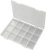 TRU COMPONENTS EKB-103 Sortimentskasten (L x B x H) 285 x 209 x 23 mm Anzahl Fächer: 15 feste Unterteilung Inhalt 1 St.