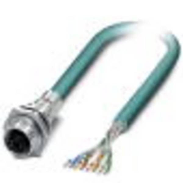 Phoenix Contact 1424148 RJ45 Patchkabel  S/FTP 1.00 m Grün Geschirmt 1 St.
