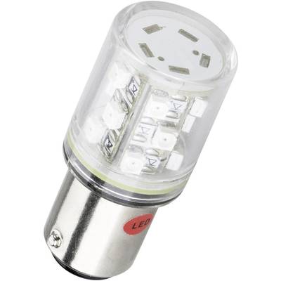 Barthelme 52162413 LED-Lampe Grün   BA15d 230 V/AC     6 lm 