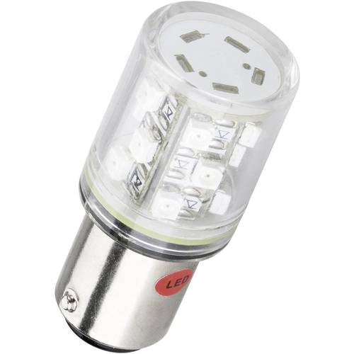 Thumbnail - Barthelme 52190111 LED-Lampe Rot BA15d 12 V/DC, 12 V/AC 20 lm