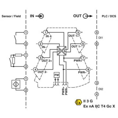 Phoenix Contact Trennschaltverstärker MINI MCR-2