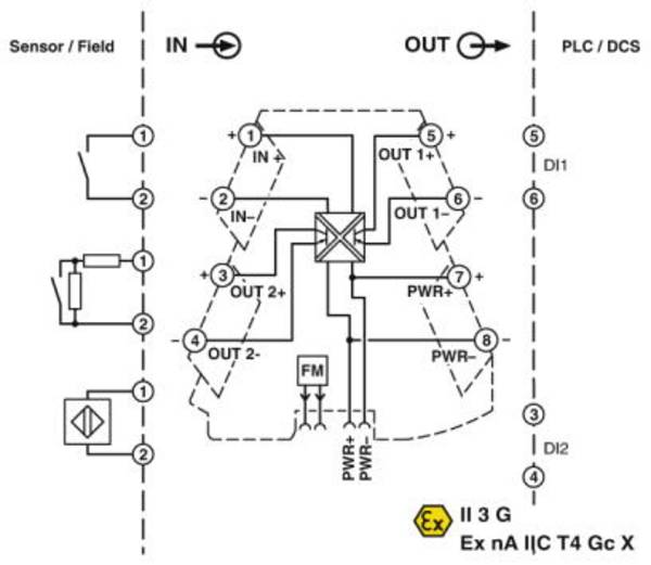 Phoenix Contact Trennschaltverstärker MINI MCR-2